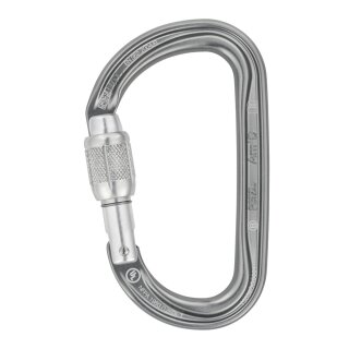 Petzl Am´D Screw-Lock Karabiner in grau