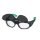Uvex RX cd 5505 Schutzbrille mit Sehstärke flip-up Schweißerschutz in schwarz/grün Einstärken Brille für die Ferne Polycarbonat inkl. Kratzfestbeschichtung