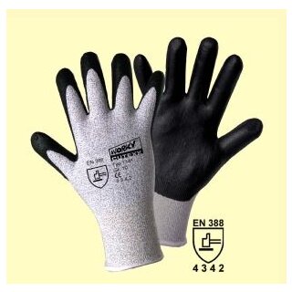 Worky CUTEXX HPPE / Carbon- Nitril Foam Stickhandschuh Gr. 9