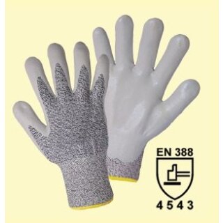 Worky CUTEXX HPPE/Elasthan Glasfaser Schnittschutzhandschuh Gr. 8