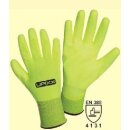 UPIXX Neon PU Feinstrickhandschuhe aus Nylon mit PU...