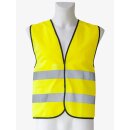 Korntex Warnweste Standard - schwarzer Saum, Orange M
