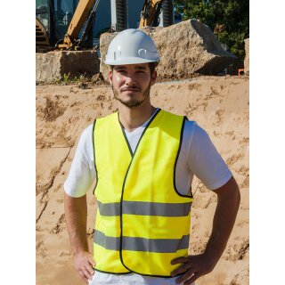 Korntex Warnweste Standard - schwarzer Saum, Orange 5XL