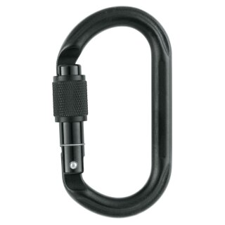 Petzl Oxan Screw-Lock Karabiner schwarz