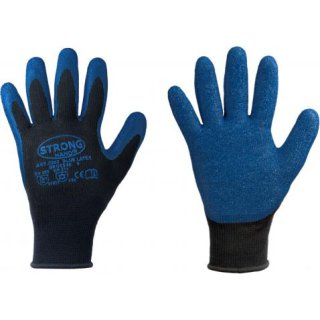 Strong Hand  BLUE LATEX Handschuhe Schrumpflatex vers. Größen