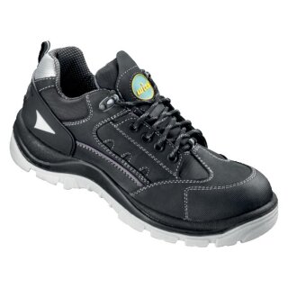 Wica CESARO Halbschuhe Nubukleder schwarz/silber vers. Größen