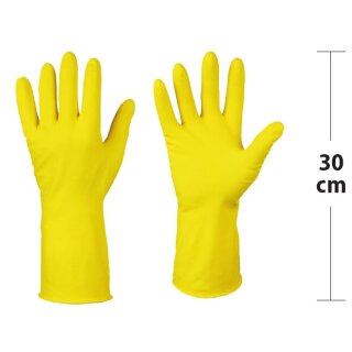 Strong Hand  CLASSIC KASAN Handschuhe, Latex, gelb vers. Größen