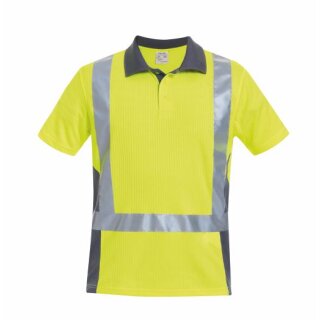 Elysee DEN HAAG Warnschutzpoloshirt, gelb/grau vers. Größen
