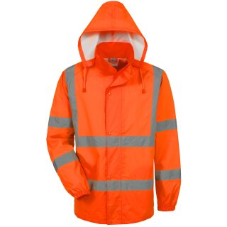 Safestyle HAUKE Warnschutzregenjacke orange Gr. S