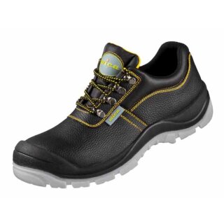 Wica LAGO Halbschuh Rindleder schwarz/gelb vers. Größen