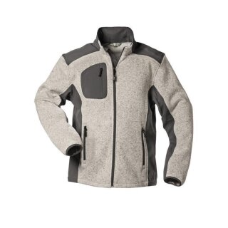 Elysee LINZ Strickfleecejacke hellgrau/grau vers. Größen