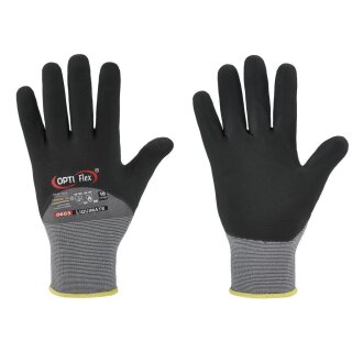 Opti Flex LIQUIMATE Handschuhe Nitril, grau CAT. 2 Gr. 9