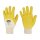 Strong Hand  LSO Handschuhe Baumwolle, Latex, gelb, CAT 2
