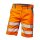 Elysee LYON Warnschutz Shorts Polyester orange vers. Größen