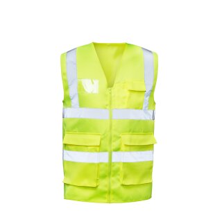 Safestyle MALTE Warnschutzweste gelb Polyester vers. Größen