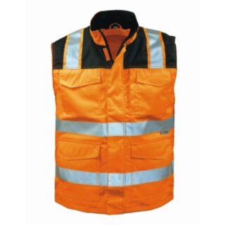 Elysee MIRKO Warnschutzweste orange Polyester vers. Größen