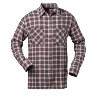 Craftland *NASHVILLE* Flanell-Hemd, grau/weiss/rot vers. Größen