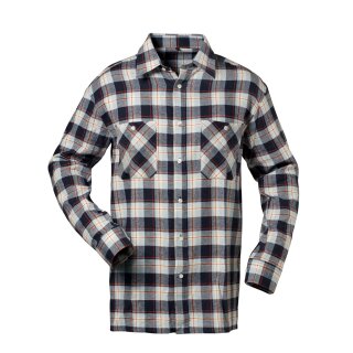 Craftland OHIO Flanell-Hemd, marine/hellblau/rot vers. Größen