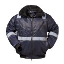 Norway ROGNAN Pilotjacke Reflexstreifen marine vers....