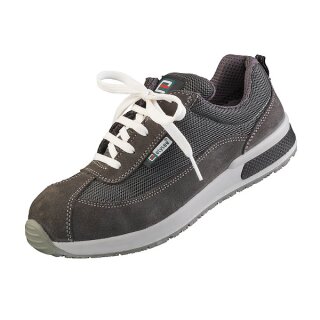 Elysee SANDRA Halbschuhe Veloursleder grau/weiss vers. Größen