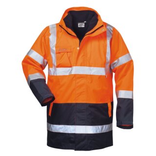 Safestyle TRAVIS 4-IN-1 Warnschutzparka orange vers. Größen