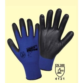 Worky NYLON SUPER GRIP NITRIL Feinstrickhandschuh Nylon Gr. 7