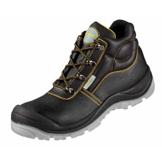 Wica VALENTIA Schnürstiefel Rindleder schwarz/gelb vers. Größen