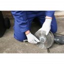 Worky ESD Nylon/Carbon- PU Handschuh.,weiße PU-Beschichtung in der Innenhand Gr. 10