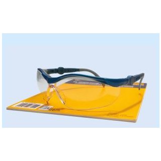 UPIXX CYCLE Ergonomic Schutzbrille, farblos, blau-grau
