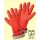 griffy WINTER-GRIP schaumisolierter PVC-Handschuh, 35 cm lang, leuchtorange