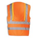 Uvex selbstleuchtende Warnweste 7446 Orange in versch. Größen