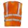 Uvex selbstleuchtende Warnweste 7446 Orange in versch. Größen