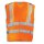 Uvex selbstleuchtende Warnweste 7446 Orange in versch. Größen