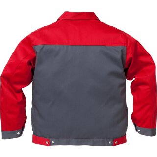 Fristads Kansas Icon Two Jacke 4857 LUXE in Grau/Rot und Größe S