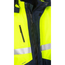 Fristads Kansas High Vis GORE-TEX® Winter-Parka Kl.3 4989 GXB in Warnschutz-Gelb/Marine Größe 2XL