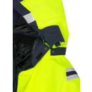 Fristads Kansas High Vis GORE-TEX® Winter-Parka Kl.3 4989 GXB in Warnschutz-Gelb/Marine Größe 2XL