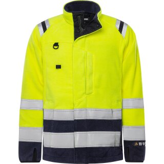 Fristads Kansas Flamestat High Vis Fleecejacke Kl. 3 4062 ATF in Warnschutz-Gelb/Marine und vers. Größen