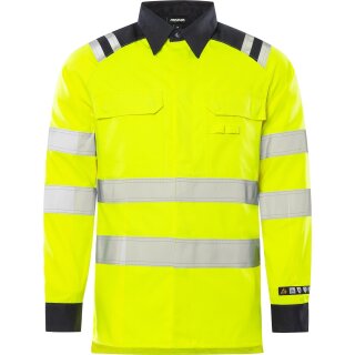 Fristads Kansas Flamestat High Vis Shirt Kl. 3 7050 ATS in Warnschutz-Gelb/Marine und vers. Größen