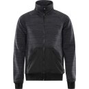 Fristads Kansas Gen Y Sweatjacke 7052 SMP in Grau/Schwarz und Größe 3XL