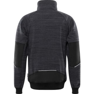 Fristads Kansas Gen Y Sweatjacke 7052 SMP in Grau/Schwarz und Größe 4XL
