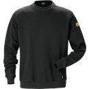 Fristads Kansas ESD Sweatshirt 7083 XSM in Schwarz und Größe 2XL