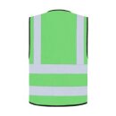 Korntex Vier Reflexstreifen Funktionsweste Grün in XL