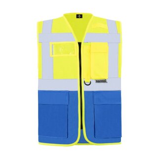 Korntex Multifunktionsweste KXMF Gelb/Blau Gr.XL