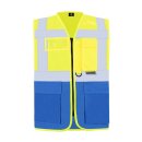 Korntex Multifunktionsweste KXMF Gelb/Blau Gr.XL