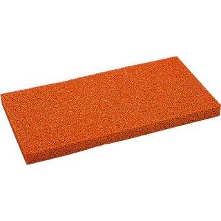 Triuso roter grober Belag 20x40x1,8cm