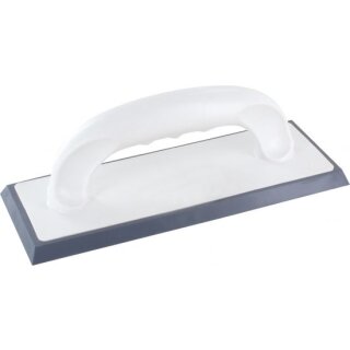 Triuso Epoxit-Fugbrett 10x25cm, Kautschuk-Belag, grau