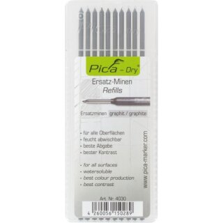 Triuso PICA-DRY Ersatzminen Graphit 10 Stück/Pack