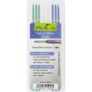 Triuso PICA-DRY Ersatzmine wasserfest 3x grün, 3x blau, 2x weiß