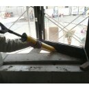 Triuso Handmörtelpumpe Modell 7 Winkel 30°,Schlauch 25mm Durch