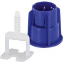 Triuso Nivelliersystem 2mm, 280-tlg. 200Gewindelaschen, 80Zughauben